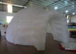 White Round Inflatable Air Tent , Party Blow Up Tents Large Dia5.48 X 3.66m