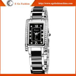 Wholesale KM12 Fashion Women Lady Stainless Steel Crystal Dial Quartz Analog Luxury Wrist Watch Hot from china suppliers