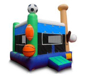 Wholesale Inflatable Bouncer / Inflatable Sport Bouncer 0.55mm PVC tarpaulin bouncer 4x4m from china suppliers