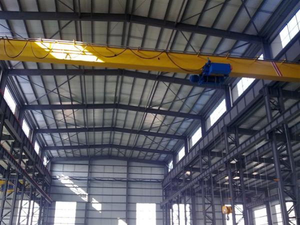 Santo Brand High Strength Single Girder Overhead Travelling Crane 10 Ton Load