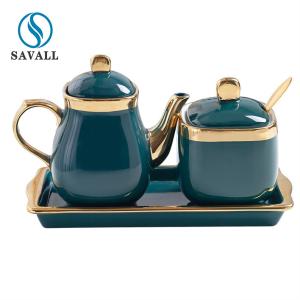 Wholesale Vintage Porcelain Soup Teapot Small Ceramic Teapot For Banqueting from china suppliers