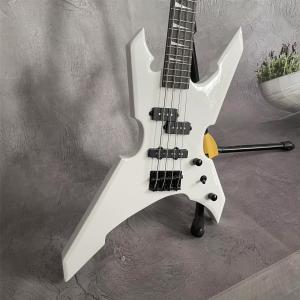 Wholesale Custom 4 Strings Warrior Special Body Electric Bass with Basswood Body Maple Neck from china suppliers