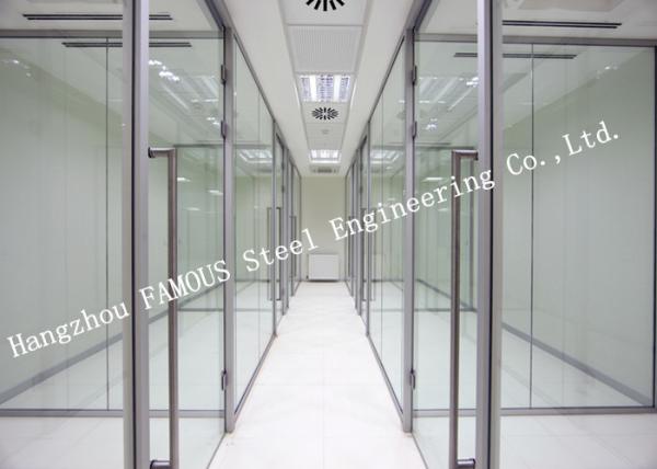 Aluminum Frame Sliding Double Glass Facade Doors For CBD Office or Exhibition