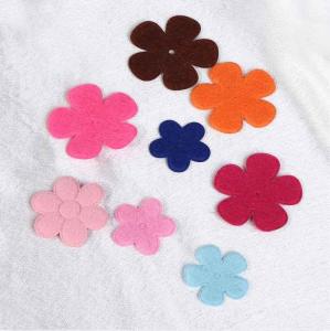 Wholesale Mix Color Applique Crafts Small Flower Padded Appliques Sew - On Type from china suppliers