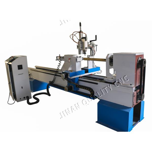 CNC Wood Turning Lathe Machine For 3D Turning Carving Broaching
