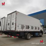 4 Cylinder Tri Axle Reefer Trailer 350hp Single Axle Box Truck