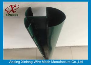 Wholesale Dark Green Varoius Guage Fence Post Accessories With CE / ISO Certificate from china suppliers