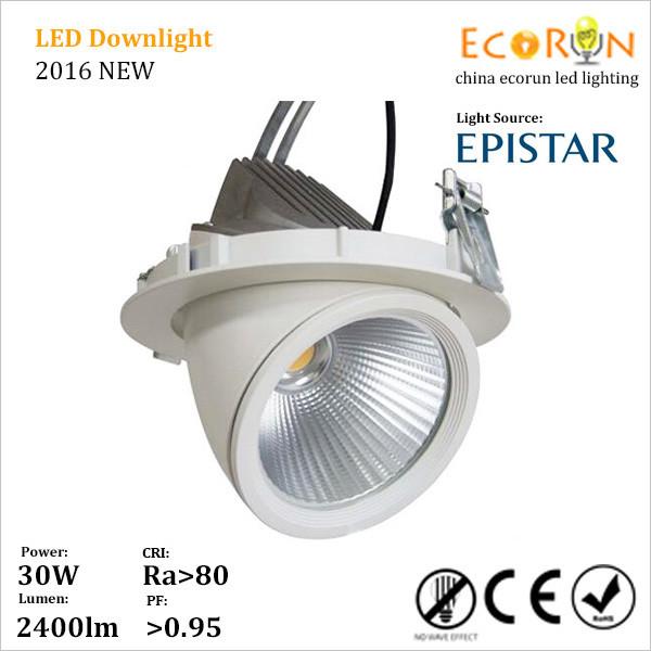 Quality 10w cob downlight 110mm cutout dimmable led downlight ac100-240v cob led gimbal downlight for sale