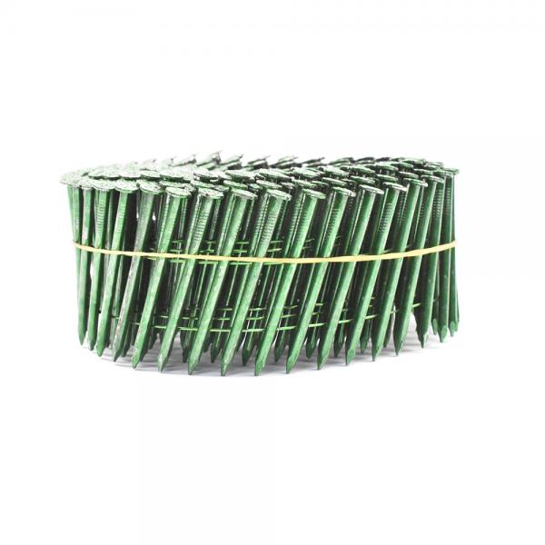 Quality Smooth Ring Screw Shank Pallet Coil Nails Pneumatic Fasteners Diamond Point for sale