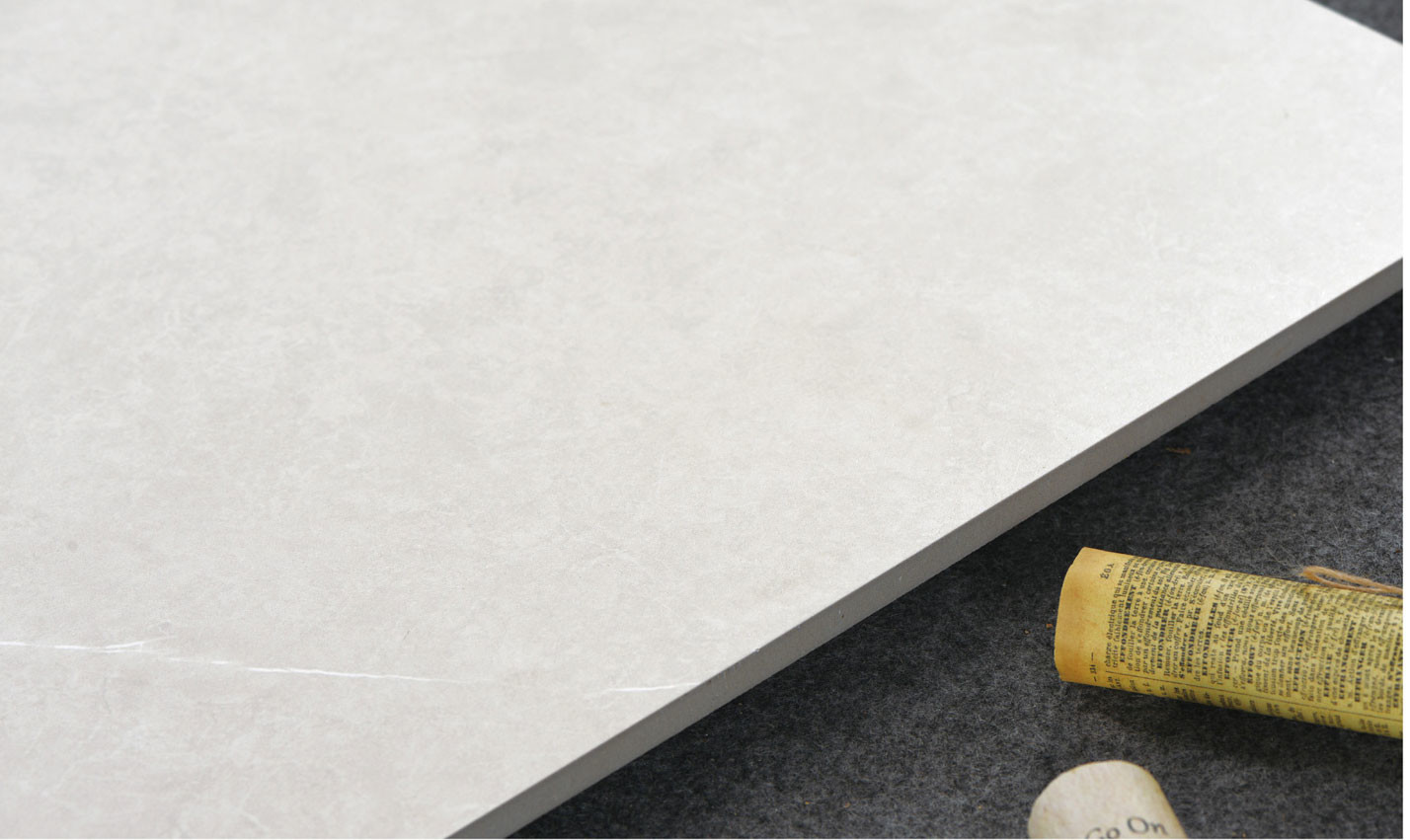 Non-Slip White 750x1500mm Soft Glazed Porcelain Tile And Interior Floor Tiles For Restaurant