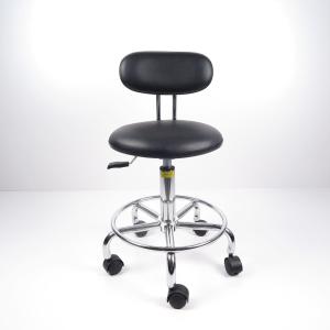 Wholesale Upholstered Backrest Ergonomic Lab Chairs Anti Static With Fixed Foot Ring from china suppliers