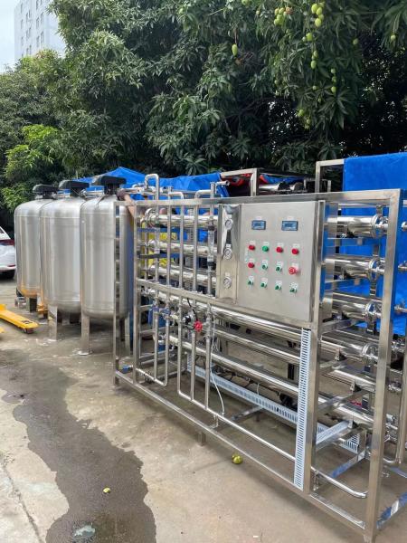 Industrial Reverse Osmosis Water Purification System With 98% Salt Rejection