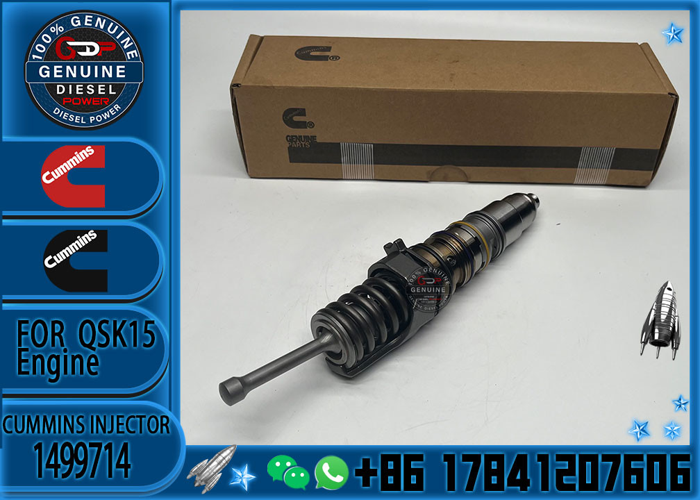 common rail diesel injector Diesel Fuel Injector 1499714 For cummins QSX15 ISX15 X15 DT12.11L01 engine