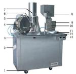 Small Medicine filling machine Semi Auto Herbal Powder Capsule Filler