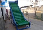 PVC Climbing Industrial Conveyor Belt Systems 0.45kW 1900mm * 600mm * 900mm