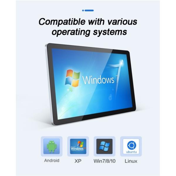 Customized IP65 Embedded 10.1-inch Rear-Mount Capacitive Touch Display HMI DC HD-MI Screen 