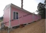 Lightweight 40ft Prefab Container House For Living Accommodation With Painted