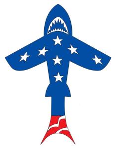 Wholesale 130*56cm Durable Shark Kite , Children Flying Kites Nylon Or Polyester Material from china suppliers