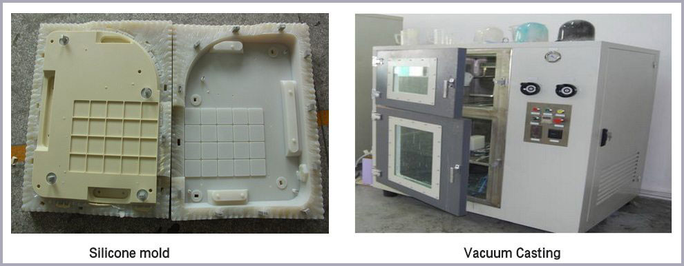 Fast Low Volume Prototyping Silicone Mold Vacuum Casting Plastic Components