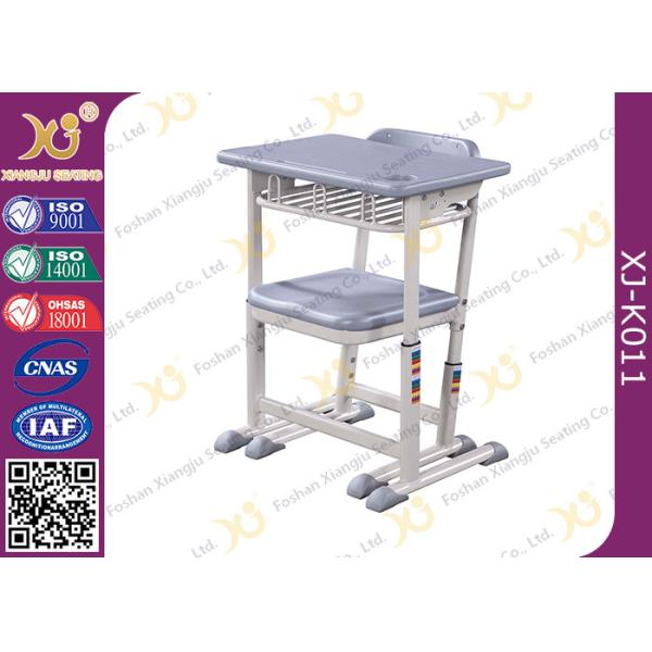 K11 Modern Single Student Table And Chair Set With Groove HDPE Material