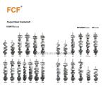 33KG Weight Forged Steel 4D34 Cast Crankshaft Diesel Engine Parts Excavator