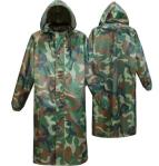 OEM Mens Camo Raincoat With Hood 1pc Camouflage Raincoat Women'S
