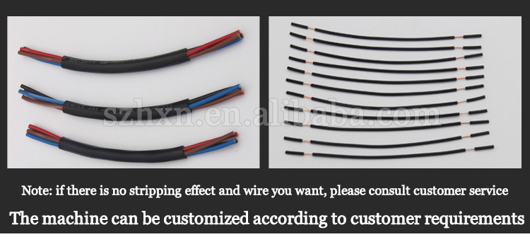 Electric Cable Cutter and Stripper Machine for Stripping Length Head 0-25mm Tail 0-60mm