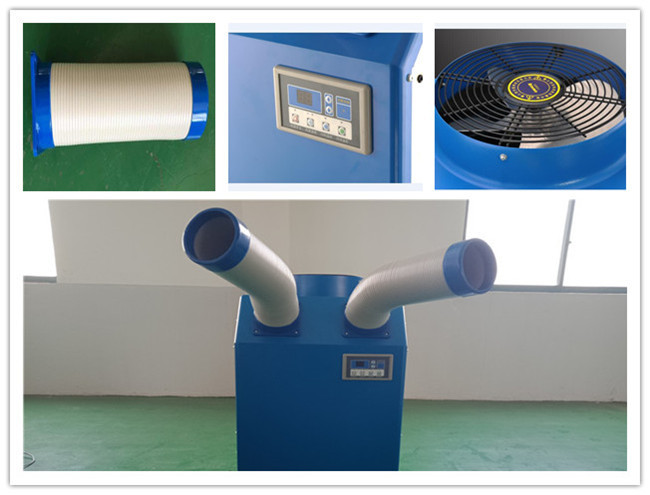 Customized 5500w Portable Commercial Ac Units 18700btu Adjustable Hose