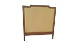 Walnut wood veneer upholstery king/queen size wooden headbaord for 5-star hotel