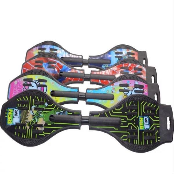 YOBANG Unisex Adult Wave ABS Caster Board with 76mm wheel aluminum truck for kids