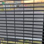 Green Black Galvanized Steel Metal Safety Perimeter Anti Climb Security Welded