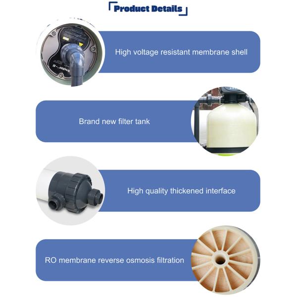 Water Filtration Machine Industrial Water Filtration System Whole House UF Ultrafiltration System