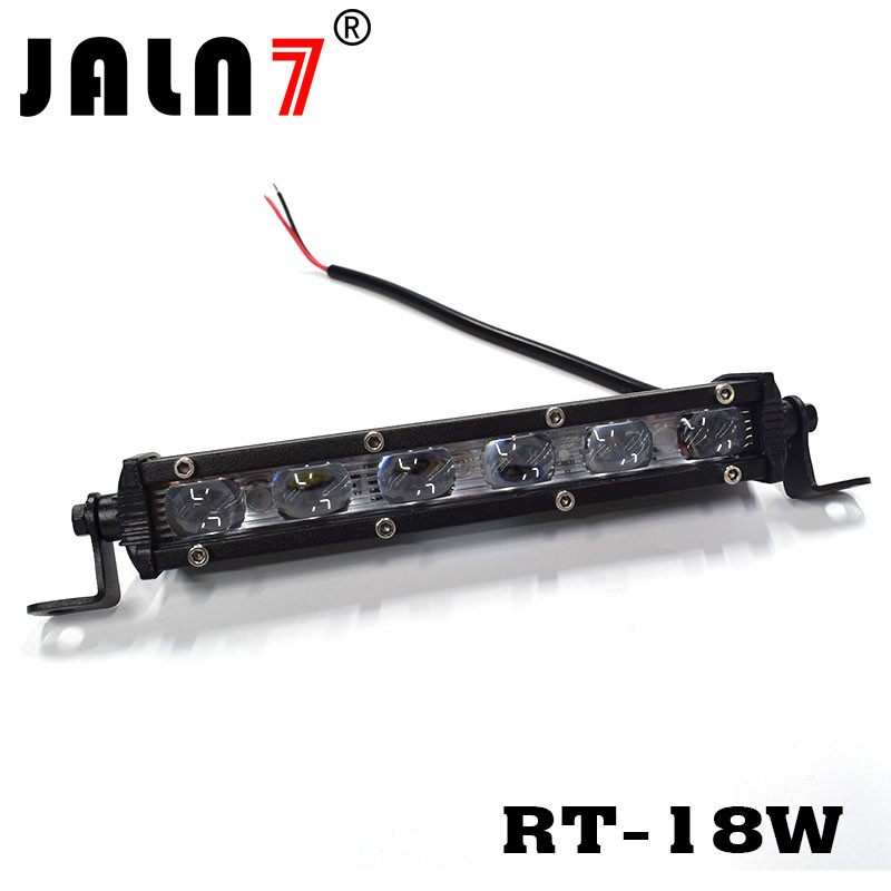 LED Light Bar JALN7 18W LensCREE Spot Flood Combo LED Driving Lamp Super Bright Off Road Lights LED Work Light Boat Jeep