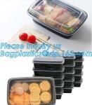 clear disposable plastic fruit container / clear PET blister clamshell box for