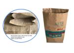 Customized Hot Melt Pinch Bottom Paper Bags Multiwall Kraft Paper Packaging Bags