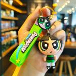 Portable Cute Bag Pendant Silicone Doll Keychains with Customized Logo