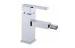 Brass Chrome Single Hole Bathroom Sink Faucet / Single Lever Deck Mounted Brass