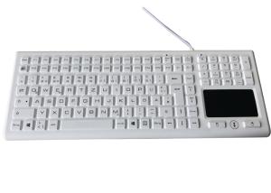 Wholesale Medical Silicone Waterproof Keyboard 122 Functional Keys Backlight German Layout from china suppliers