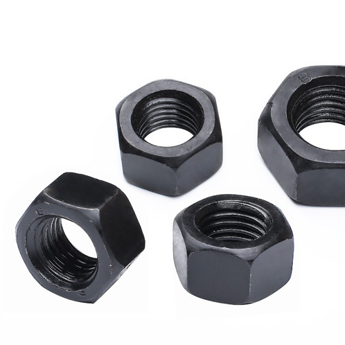 Class4.8 6.8 8.8 Black Finish Hex Head Nuts And Washers