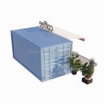 Bathroom Container Houses 20ft Foldable Luxury Prefabricated Portable Shipping