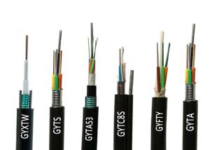 Wholesale Outdoor 4 Core Glass Fiber Optic Cable GYXTW GYTA GYTS GYTA53 GYTY53 2 from china suppliers