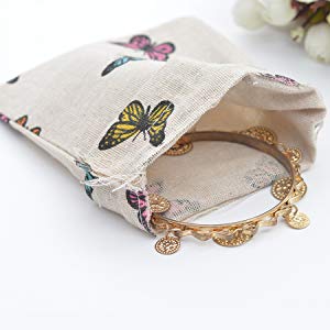 Velvet Jewelry Pouch with Snap Button for Necklaces Bracelet Rings Watch,bracelet, necklace, rings, watch GIFT PACKAGE