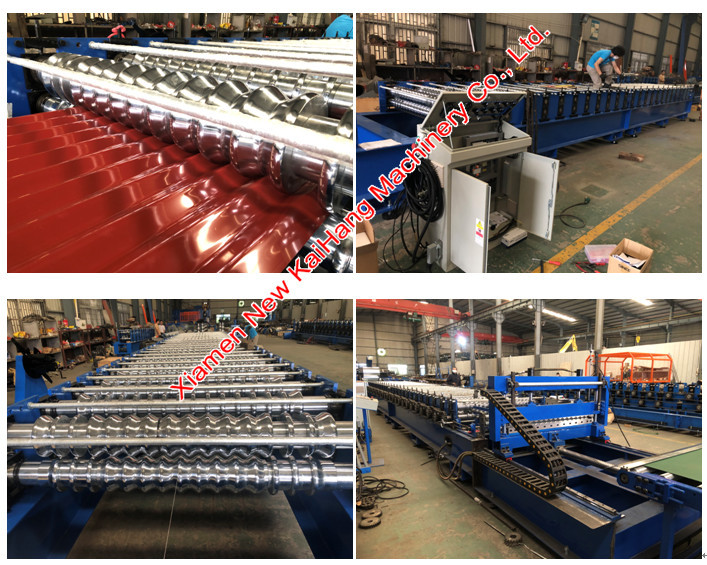 1320mm Input Width Heat Treatment G550 Roof Panel Roll Former