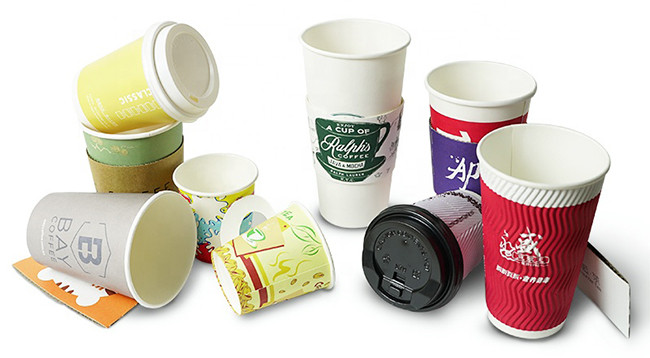 Automatic Lubrication Disposable Tea Coffee Cup Making Machine 160-350gsm