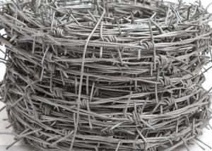 Wholesale Fence Construction Protection 3or 4inch Barb Distance Stainless Steel Barbed Wire from china suppliers