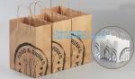 Custom Size Kraft Paper Bag for Food Kraft Brown Restaurant Take Away Fast Food