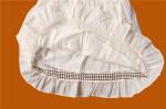 Cute Simple Princess Collar Ladies White Casual Dresses 68% Rayon 32% Polyeser