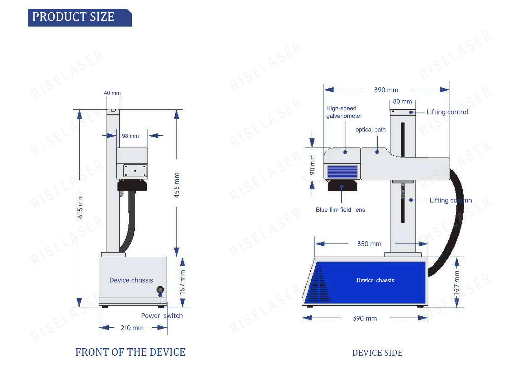 Mini Portable Max 20W 30W Metal Plastic Fiber Laser Marking Machine
