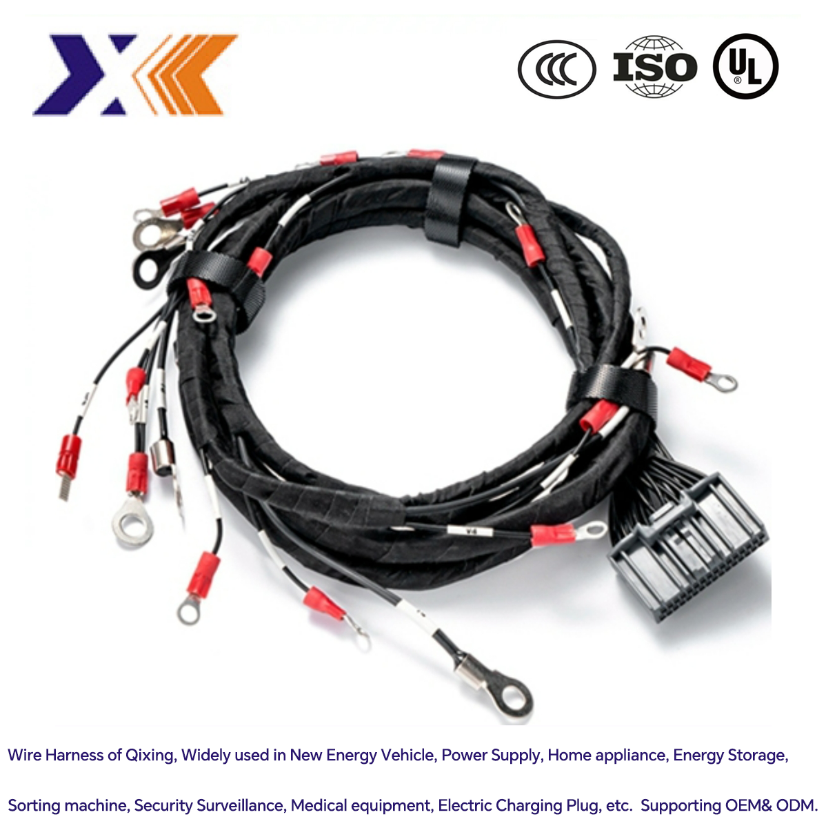 Customized Voltage Electric Vehicle Power Cable Assembly for Energy Storage Solutions