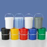 20L Plastic Bucket With Screw Lid For Veterinary Medicine House Industry as the